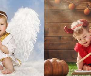 Angel and Devil Baby Halloween Costume