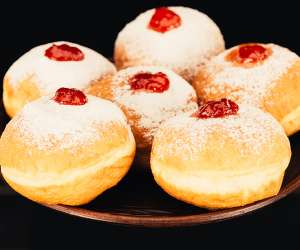 Hanukkah Jelly Donuts