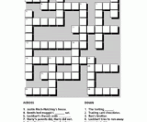 Harry Potter Crossword Puzzle and Answer Key