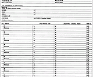 Family Genealogy Form & Tracker