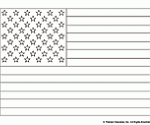 Color the American Flag