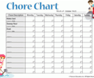 Printable Chore Chart