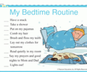 Bedtime Routine Chart Printable