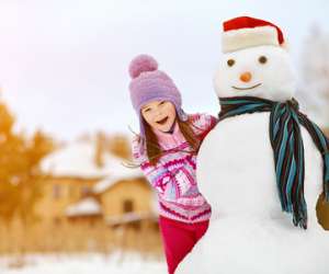 Cotton Ball Snowman Activity for Kids